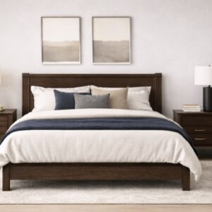 Recámara matrimonial cuatro piezas cafe